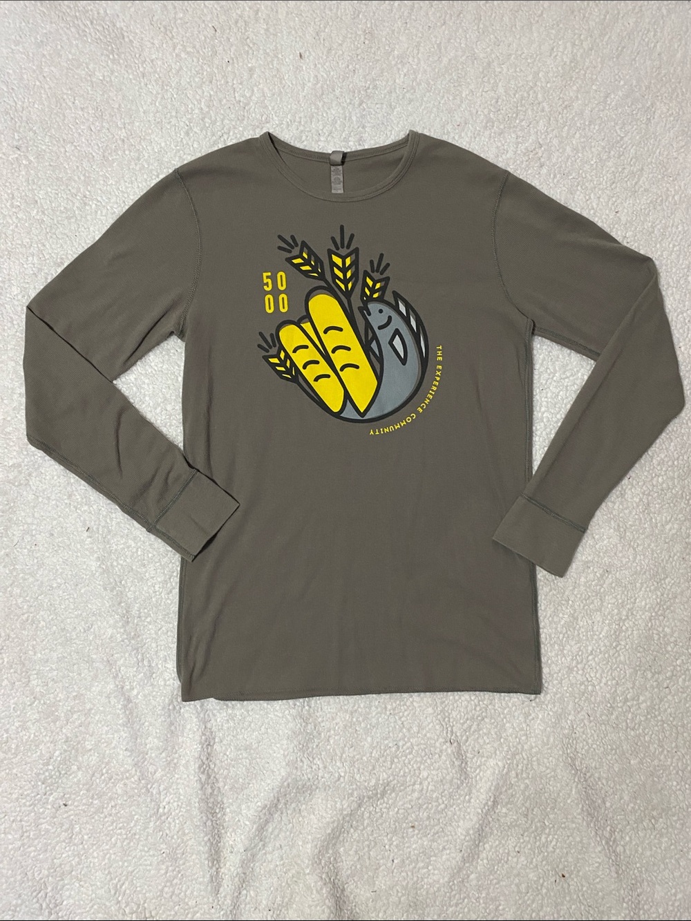 Feed the 5000 men’s or women’s size large long sleeve shirt - Picture 7 of 12